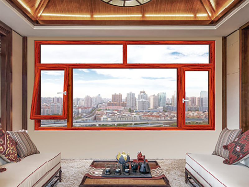 125斷橋幕牆式平開窗